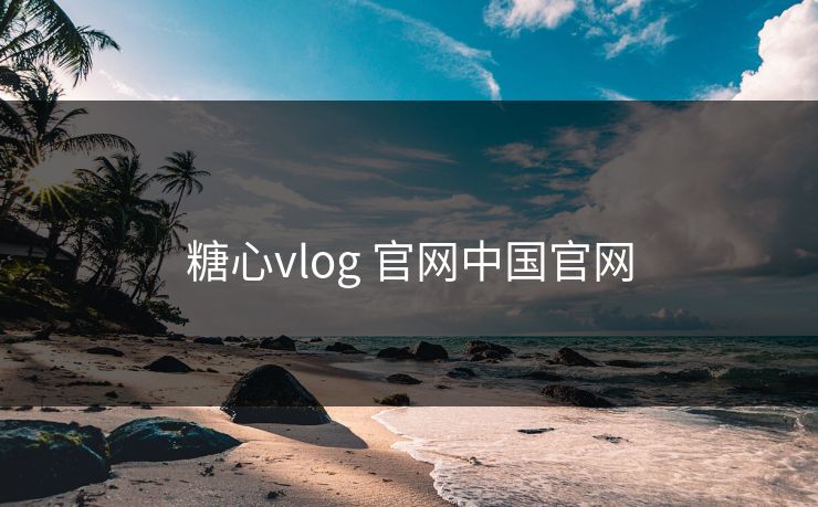 糖心vlog 官网中国官网